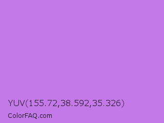 YUV 155.72,38.592,35.326 Color Image