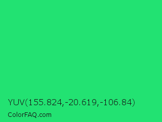 YUV 155.824,-20.619,-106.84 Color Image