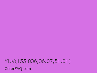 YUV 155.836,36.07,51.01 Color Image