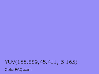 YUV 155.889,45.411,-5.165 Color Image