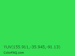 YUV 155.911,-35.945,-91.13 Color Image