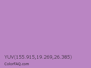 YUV 155.915,19.269,26.385 Color Image