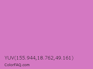 YUV 155.944,18.762,49.161 Color Image