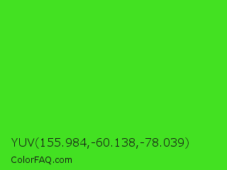 YUV 155.984,-60.138,-78.039 Color Image