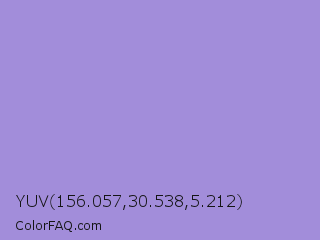 YUV 156.057,30.538,5.212 Color Image