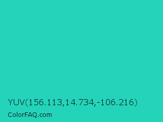 YUV 156.113,14.734,-106.216 Color Image