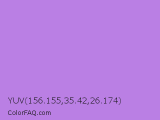 YUV 156.155,35.42,26.174 Color Image