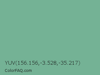 YUV 156.156,-3.528,-35.217 Color Image