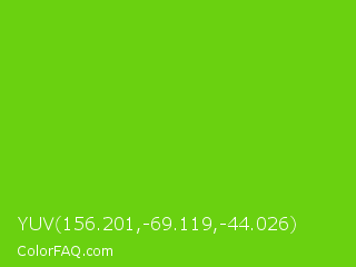 YUV 156.201,-69.119,-44.026 Color Image