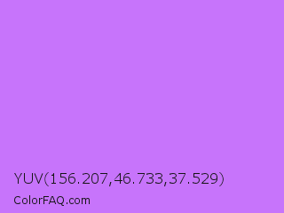YUV 156.207,46.733,37.529 Color Image
