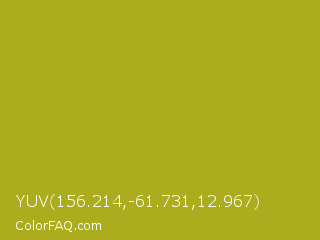 YUV 156.214,-61.731,12.967 Color Image
