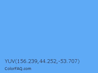 YUV 156.239,44.252,-53.707 Color Image