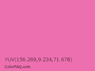 YUV 156.269,9.234,71.678 Color Image
