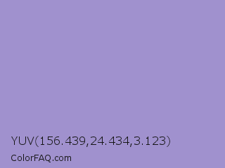 YUV 156.439,24.434,3.123 Color Image