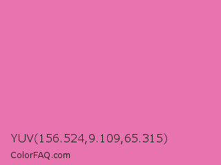 YUV 156.524,9.109,65.315 Color Image