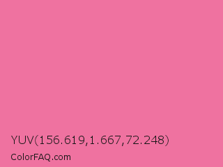 YUV 156.619,1.667,72.248 Color Image