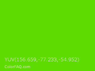 YUV 156.659,-77.233,-54.952 Color Image