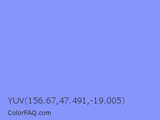 YUV 156.67,47.491,-19.005 Color Image