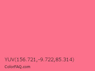 YUV 156.721,-9.722,85.314 Color Image