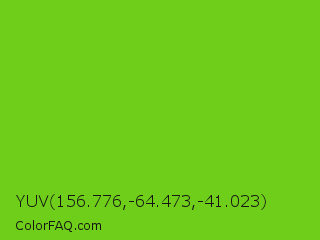 YUV 156.776,-64.473,-41.023 Color Image