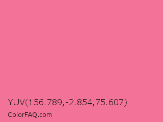 YUV 156.789,-2.854,75.607 Color Image