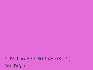 YUV 156.833,30.648,63.29 Color Image