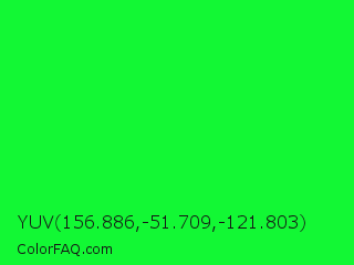 YUV 156.886,-51.709,-121.803 Color Image