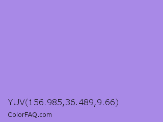 YUV 156.985,36.489,9.66 Color Image