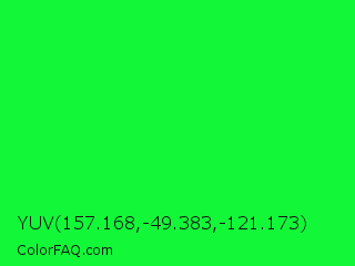YUV 157.168,-49.383,-121.173 Color Image