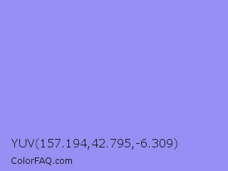YUV 157.194,42.795,-6.309 Color Image