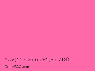 YUV 157.26,6.281,85.718 Color Image