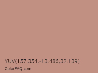 YUV 157.354,-13.486,32.139 Color Image