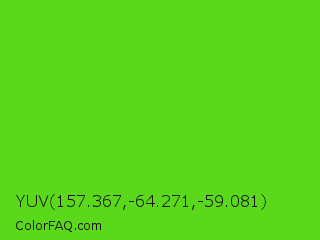 YUV 157.367,-64.271,-59.081 Color Image