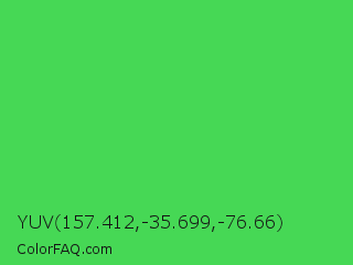 YUV 157.412,-35.699,-76.66 Color Image