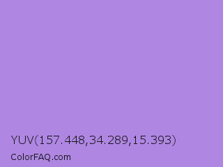 YUV 157.448,34.289,15.393 Color Image