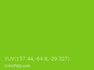 YUV 157.44,-64.8,-29.327 Color Image