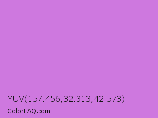 YUV 157.456,32.313,42.573 Color Image