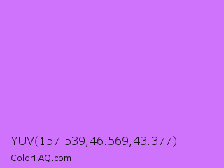 YUV 157.539,46.569,43.377 Color Image
