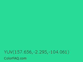 YUV 157.656,-2.295,-104.061 Color Image