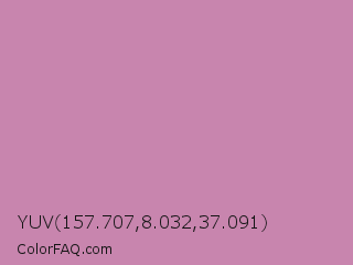 YUV 157.707,8.032,37.091 Color Image