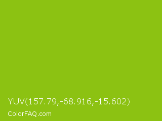 YUV 157.79,-68.916,-15.602 Color Image