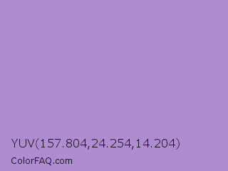 YUV 157.804,24.254,14.204 Color Image