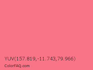 YUV 157.819,-11.743,79.966 Color Image