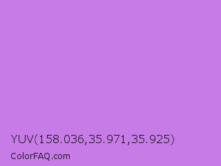 YUV 158.036,35.971,35.925 Color Image