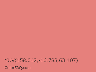YUV 158.042,-16.783,63.107 Color Image