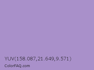 YUV 158.087,21.649,9.571 Color Image