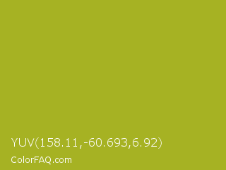 YUV 158.11,-60.693,6.92 Color Image
