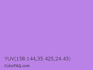 YUV 158.144,35.425,24.43 Color Image
