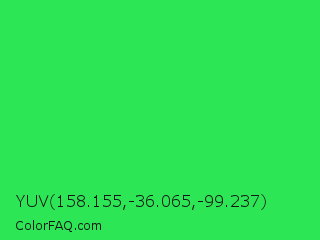 YUV 158.155,-36.065,-99.237 Color Image