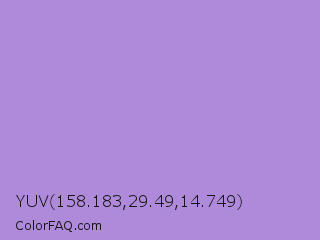 YUV 158.183,29.49,14.749 Color Image